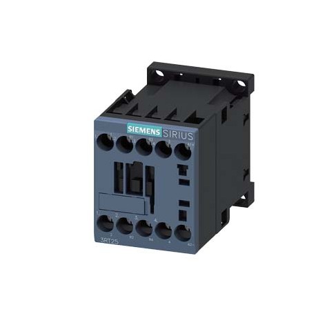 3RT2518-1BB40 - 3RT2518-1BB40 SIEMENS Power contactor, AC-3 16 A, 7.5 kW, 400 V 2 NO + 2 NC 24 V DC 4-pole Size S00 screw te..
