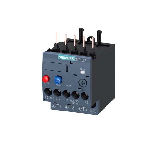3RU2116-1AB0 - 3RU2116-1AB0 SIEMENS Overload relay 1.1...1.6 A Thermal For motor protection Size S00, Class 10 Contactor mo..