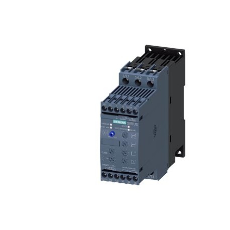 3RW4028-1TB04 - 3RW4028-1TB04 SIEMENS SIRIUS soft starter S0 38 A, 18.5 kW/400 V, 40 °C 200-480 V AC, 24 V AC/DC Screw termi..