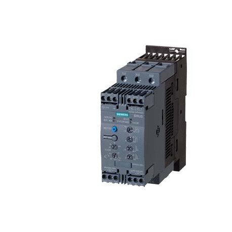 3RW4038-1TB04 - 3RW4038-1TB04 SIEMENS SIRIUS soft starter S2 72 A, 37 kW/400 V, 40 °C 200-480 V AC, 24 V AC/DC Screw termina..