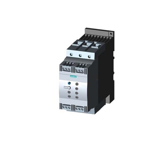 3RW4046-1BB04 - 3RW4046-1BB04 SIEMENS SIRIUS soft starter S3 80 A, 45 kW/400 V, 40 °C 200-480 V AC, 24 V AC/DC Screw termina..