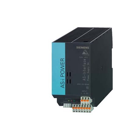 3RX9502-0BA00 - 3RX9502-0BA00 SIEMENS AS-i Power 5A 120 V/230 V AC AS-Interface power supply unit, IP20 IN: 120 V / 230 V AC..