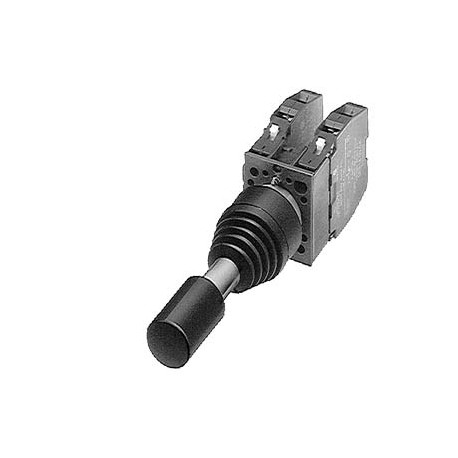 3SB1208-7JW01 - 3SB1208-7JW01 SIEMENS COORDINATE SWITCH, 22MM, ROUND, PLASTIC, BLACK, PLASTIC FRONT RING BLACK, 4 SWITCH PO..