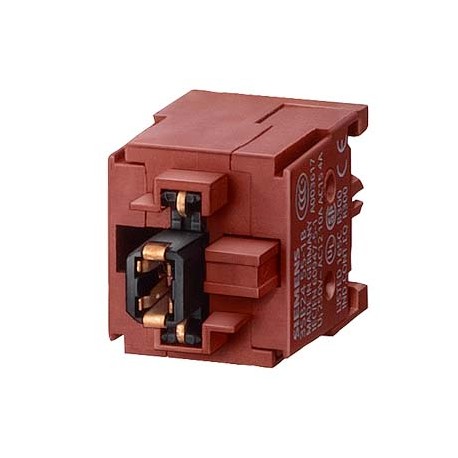 3SB2455-1B - 3SB2455-1B SIEMENS Contact block and lampholder 1 NO, Wedge base W2 x 4.6 d, soldering pin connection