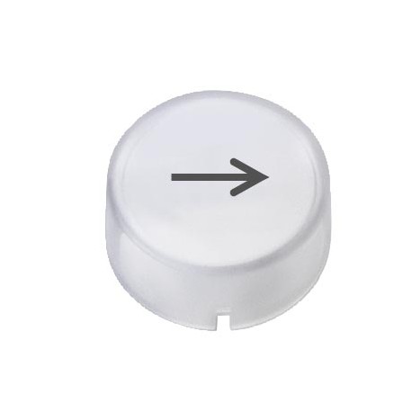 3SB2901-5NA - 3SB2901-5NA SIEMENS Insert cap for pushbutton and illuminated pushbutton raised, clear with black font, with..