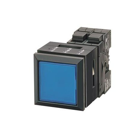 3SB3320-0AA51 - 3SB3320-0AA51 SIEMENS 26X26MM PLASTIC SQUARE COMPLETE UNIT COMBINATION: ILLUMINATED PUSHBUTTON WITH FLAT BU..