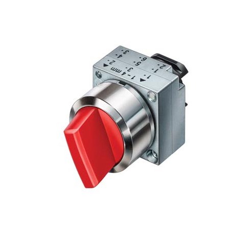 3SB3500-2KA41 - 3SB3500-2KA41 SIEMENS 22MM METAL ROUND ACTUATOR: SELECTOR SWITCH LATCHING 2 SWITCH POSITIONS O-I NON-ILLUMI..