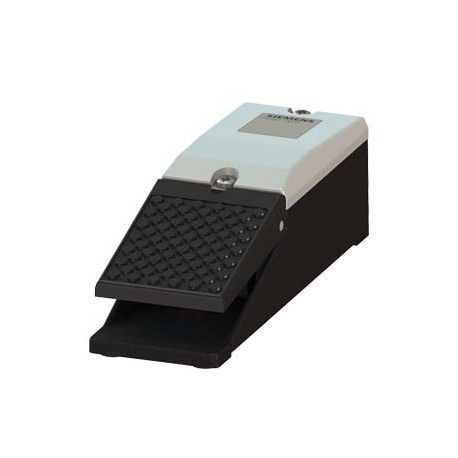 3SE2912-2AB20 - 3SE2912-2AB20 SIEMENS Foot switch, 1-pedal without cover, with latching Metal enclosure IP65, 1 NO+1 NC, Cab..