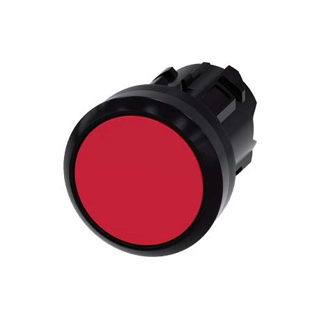 3SU1000-0AB20-0AA0 - 3SU1000-0AB20-0AA0 SIEMENS Pushbutton, 22 mm, round, plastic, red, pushbutton, flat momentary contact type