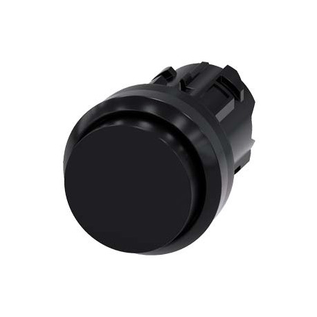 3SU1000-0BB10-0AA0 - 3SU1000-0BB10-0AA0 SIEMENS Pushbutton, 22 mm, round, plastic, black, pushbutton, raised, momentary contact t..
