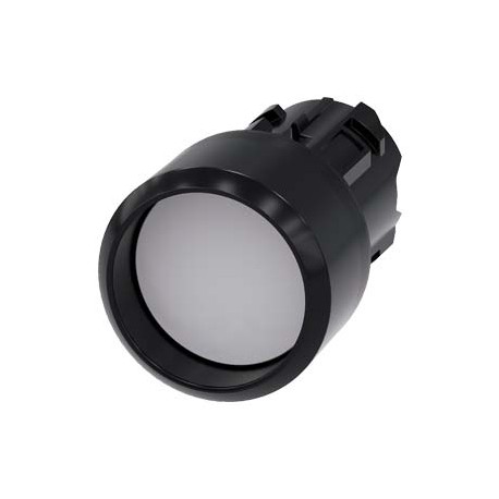 3SU1000-0CB60-0AA0 - 3SU1000-0CB60-0AA0 SIEMENS Pushbutton, 22 mm, round, plastic, white, Front ring, raised momentary contact ty..