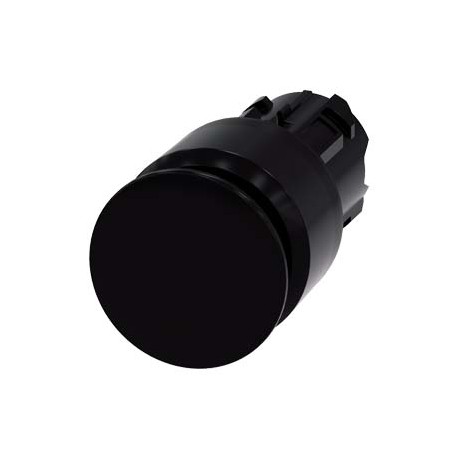 3SU1000-1AA10-0AA0 - 3SU1000-1AA10-0AA0 SIEMENS Mushroom pushbutton, 22 mm, round, plastic, black, 30 mm, latching, Pull-to-unlat..