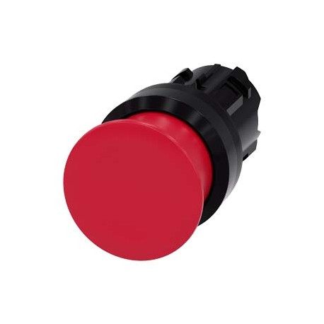 3SU1000-1AD20-0AA0 - 3SU1000-1AD20-0AA0 SIEMENS Mushroom pushbutton, 22 mm, round, plastic, red, 30 mm, momentary contact type