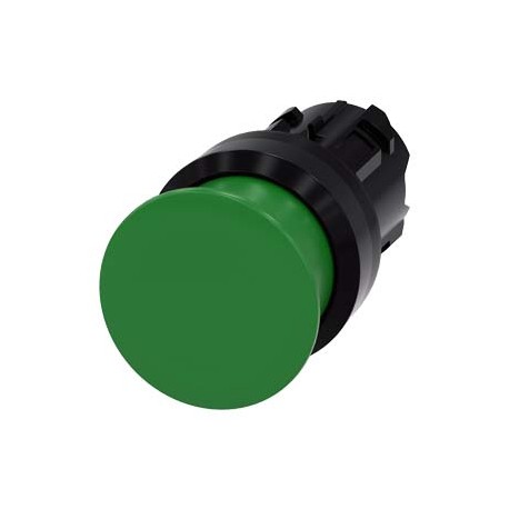 3SU1000-1AD40-0AA0 - 3SU1000-1AD40-0AA0 SIEMENS Mushroom pushbutton, 22 mm, round, plastic, green, 30 mm, momentary contact type