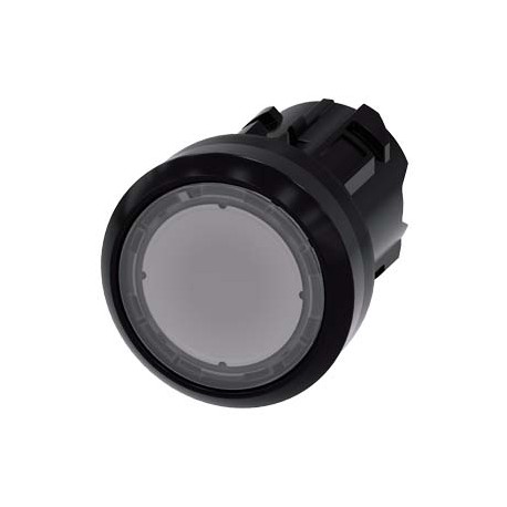 3SU1001-0AD70-0AA0 - 3SU1001-0AD70-0AA0 SIEMENS Indicator light in illuminated pushbutton design, 22 mm, round, plastic, clear,