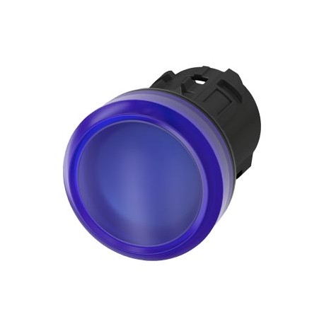 3SU1001-6AA50-0AA0 - 3SU1001-6AA50-0AA0 SIEMENS Indicator lights, 22 mm, round, plastic, blue, lens, smooth