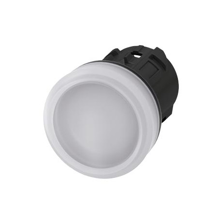 3SU1001-6AA60-0AA0 - 3SU1001-6AA60-0AA0 SIEMENS Indicator lights, 22 mm, round, plastic, white, lens, smooth