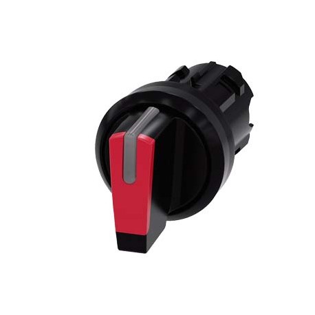 3SU1002-2BL20-0AA0 - 3SU1002-2BL20-0AA0 SIEMENS Selector switch, illuminable, 22 mm, round, plastic, red, selector switch, short,..