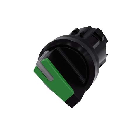 3SU1002-2BF40-0AA0 - 3SU1002-2BF40-0AA0 SIEMENS Selector switch, illuminable, 22 mm, round, plastic, green, selector switch, shor..