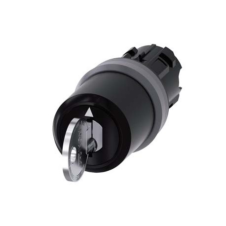 3SU1030-5XL01-0AA0 - 3SU1030-5XL01-0AA0 SIEMENS Key-operated switch IKON, 22 mm, round, plastic with metal front ring, lock numbe..