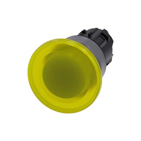 3SU1031-1BD30-0AA0 - 3SU1031-1BD30-0AA0 SIEMENS Illuminated mushroom pushbutton, 22 mm, round, plastic with metal front ring, yel..