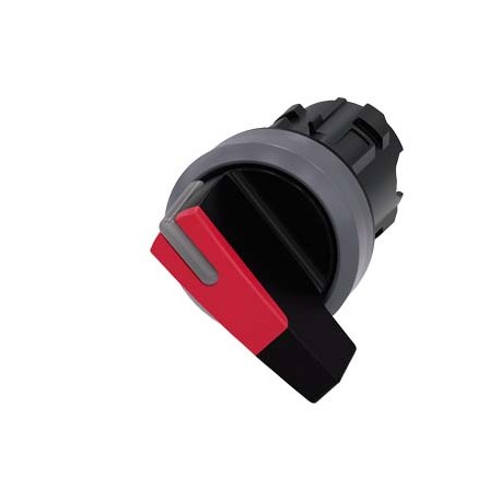 3SU1032-2CF20-0AA0 - 3SU1032-2CF20-0AA0 SIEMENS Selector switch, illuminable, 22 mm, round, plastic with metal front ring, red, s..