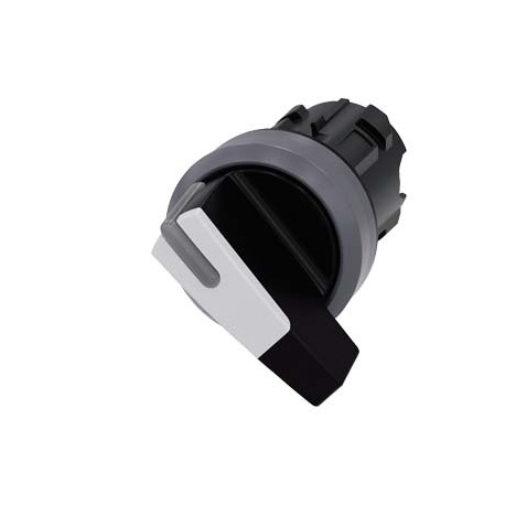 3SU1032-2CF60-0AA0 - 3SU1032-2CF60-0AA0 SIEMENS Selector switch, illuminable, 22 mm, round, plastic with metal front ring, white,..