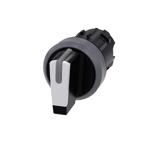 3SU1032-2BP60-0AA0 - 3SU1032-2BP60-0AA0 SIEMENS Selector switch, illuminable, 22 mm, round, plastic with metal front ring, white,..