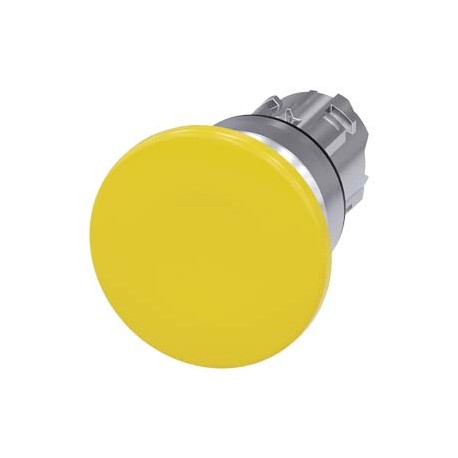 3SU1050-1BD30-0AA0 - 3SU1050-1BD30-0AA0 SIEMENS Mushroom pushbutton, 22 mm, round, metal, shiny, yellow, 40 mm, momentary contact..