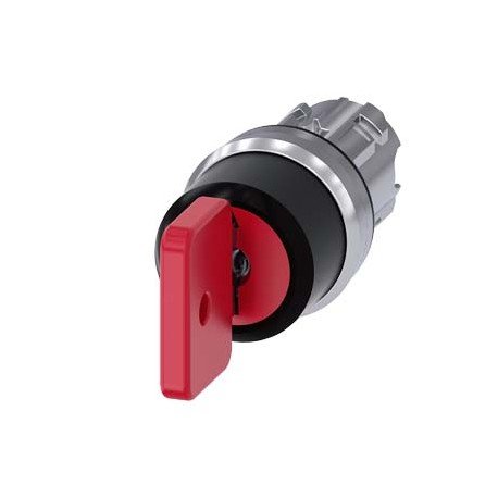 3SU1050-4FL11-0AA0 - 3SU1050-4FL11-0AA0 SIEMENS Key-operated switch O.M.R, 22 mm, round, metal, shiny, lock number 73037, red, wi..