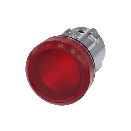 3SU1051-6AA20-0AA0 - 3SU1051-6AA20-0AA0 SIEMENS Indicator lights, 22 mm, round, metal, shiny, red, lens, smooth