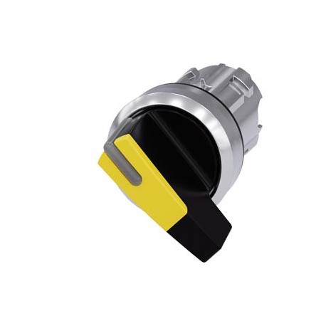 3SU1052-2CF30-0AA0 - 3SU1052-2CF30-0AA0 SIEMENS Selector switch, illuminable, 22 mm, round, metal, shiny, yellow, selector switch..