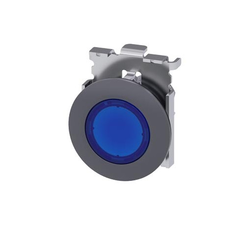 3SU1061-0JD50-0AA0 - 3SU1061-0JD50-0AA0 SIEMENS Indicator lights, 30 mm, round, metal, matte, blue, front ring for flush installa..