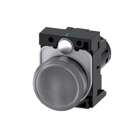 3SU1201-6AG24-1AA0 - 3SU1201-6AG24-1AA0 SIEMENS Indicator light with LED lamp, compact, 22 mm, round, plastic, clear with red-yel..