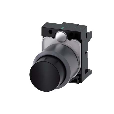 3SU1230-0FB10-0AA0 - 3SU1230-0FB10-0AA0 SIEMENS Pushbutton, compact, with extended stroke (12 mm), 22 mm, round, plastic with met..
