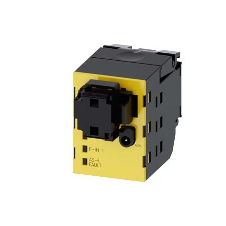 3SU1400-1EA10-4AA0 - 3SU1400-1EA10-4AA0 SIEMENS AS-Interface module, 2 safe inputs, black, insulation displacement system, for fr..