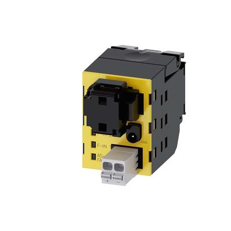 3SU1400-1EC10-4AA0 - 3SU1400-1EC10-4AA0 SIEMENS AS-Interface module, 2 safe inputs, 1 output, black, insulation displacement syst..