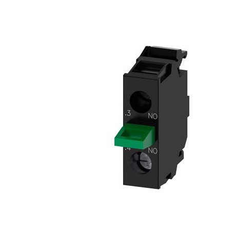 3SU1400-2AA10-1BA0 - 3SU1400-2AA10-1BA0 SIEMENS Contact module with 1 contact element, 1 NO, screw-type terminal, for floor mount..