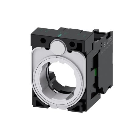 3SU1500-1AA10-1BA0 - 3SU1500-1AA10-1BA0 SIEMENS Holder for 3 modules, plastic, 1 NO, screw terminal