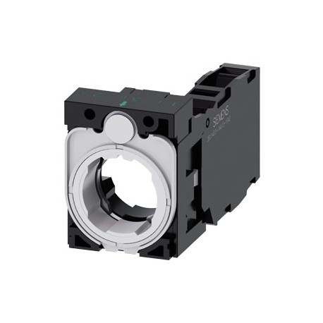 3SU1500-1AA10-1FA0 - 3SU1500-1AA10-1FA0 SIEMENS Holder for 3 modules, plastic, 1 NO+1 NC, screw terminal