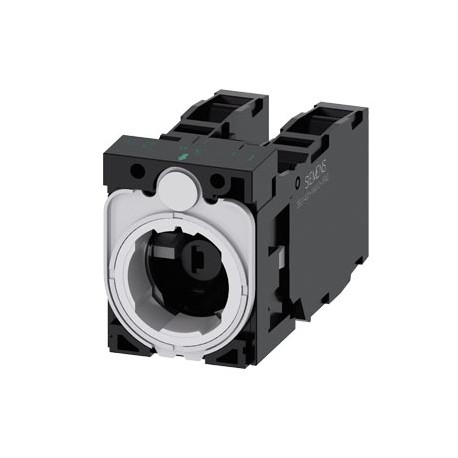 3SU1501-1AG20-1LA0 - 3SU1501-1AG20-1LA0 SIEMENS holder, 3-way, plastic, 1 NO+1 NC, 1 NO+1 NC, LED module, red, 6-24 V AC/DC, scre..