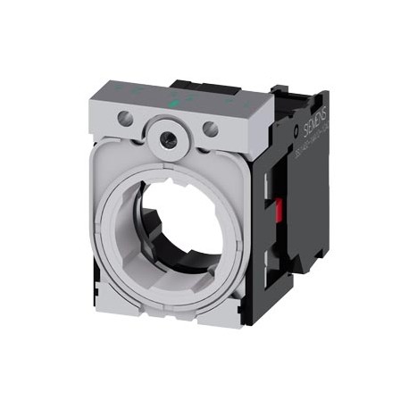 3SU1550-1AA10-1CA0 - 3SU1550-1AA10-1CA0 SIEMENS Holder for 3 modules, metal, 1 NC, screw terminal