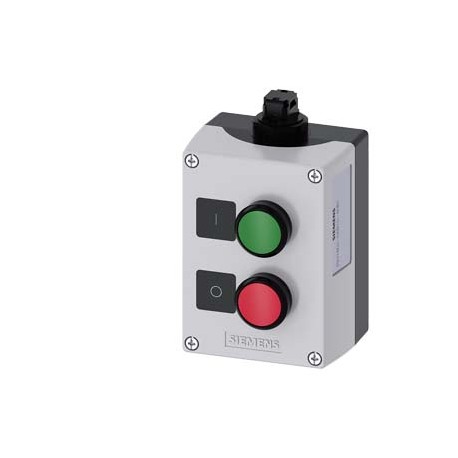 3SU1802-0AB10-4HB1 - 3SU1802-0AB10-4HB1 SIEMENS AS-Interface enclosure for command devices, 22 mm, round, Enclosure material plas..