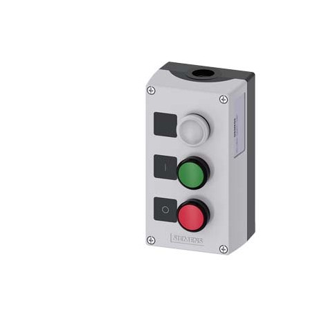 3SU1803-0AB00-2AB1 - 3SU1803-0AB00-2AB1 SIEMENS Enclosure for command devices, 22 mm, round, Enclosure material plastic, enclosur..