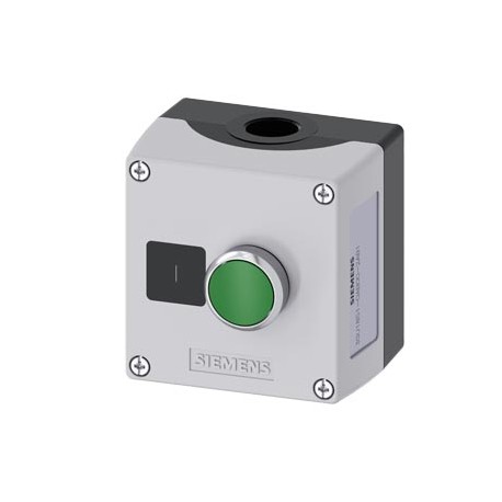 3SU1851-0AB00-2AB1 - 3SU1851-0AB00-2AB1 SIEMENS Enclosure for command devices, 22 mm, round, Enclosure material metal, enclosure ..