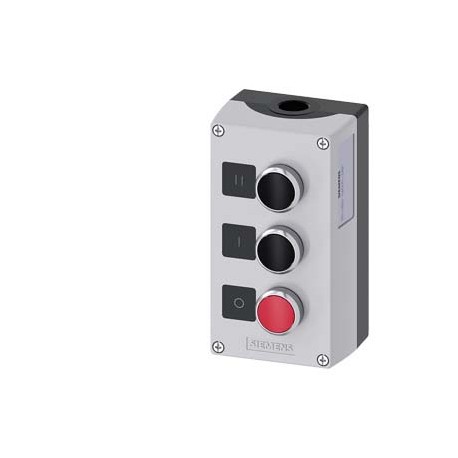 3SU1853-0AD00-2AB1 - 3SU1853-0AD00-2AB1 SIEMENS Enclosure for command devices, 22 mm, round, Enclosure material metal, enclosure ..