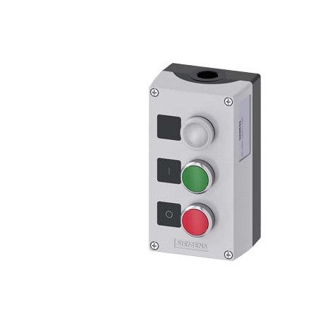 3SU1853-0AB00-2AB1 - 3SU1853-0AB00-2AB1 SIEMENS Enclosure for command devices, 22 mm, round, Enclosure material metal, enclosure ..