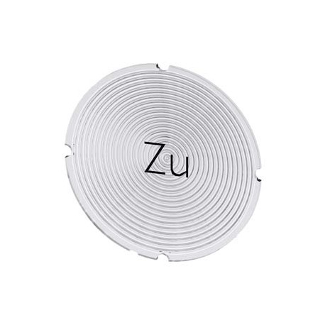 3SU1900-0AB71-0AL0 - 3SU1900-0AB71-0AL0 SIEMENS Inscription plate for illuminated pushbutton, round, milky with black font, with ..