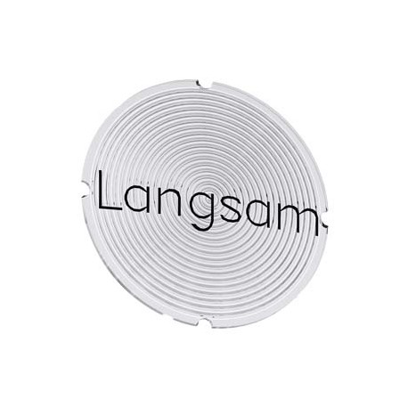 3SU1900-0AB71-0AN0 - 3SU1900-0AB71-0AN0 SIEMENS Inscription plate for illuminated pushbutton, round, milky with black font, with ..