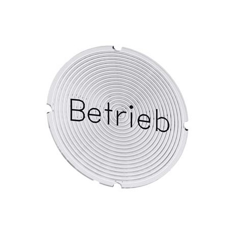 3SU1900-0AB71-0AP0 - 3SU1900-0AB71-0AP0 SIEMENS Inscription plate for illuminated pushbutton, round, milky with black font, with ..